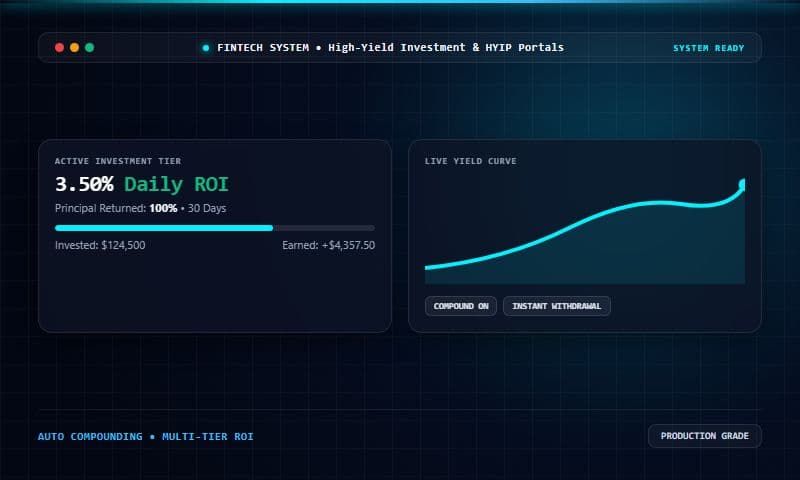 High-Yield Investment & HYIP Portals